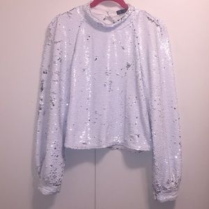 💎🎉Zara Sequin Holiday Top 🥂🍾